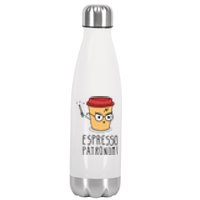 Espresso Patronum Stainless Steel Insulated Water Bottle