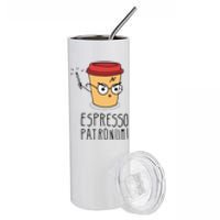 Espresso Patronum Stainless Steel Tumbler