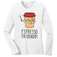 Espresso Patronum Ladies Long Sleeve Shirt