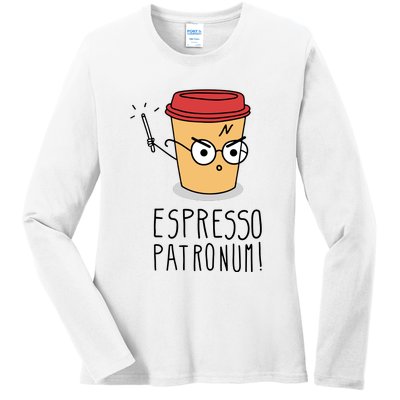 Espresso Patronum Ladies Long Sleeve Shirt