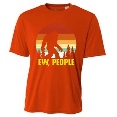 Ew People, Funny Bigfoot Introvert Antisocial Nature Hiking Cooling Performance Crew T-Shirt