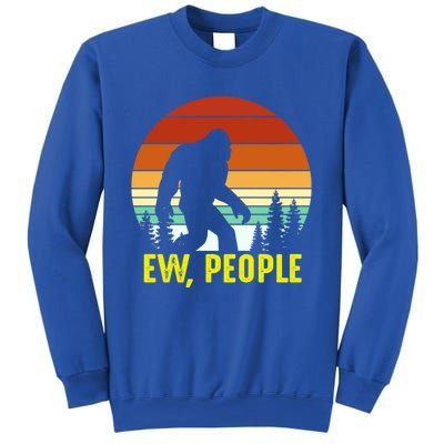 Ew People, Funny Bigfoot Introvert Antisocial Nature Hiking Sweatshirt