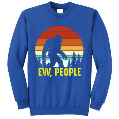 Ew People, Funny Bigfoot Introvert Antisocial Nature Hiking Tall Sweatshirt