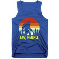 Ew People, Funny Bigfoot Introvert Antisocial Nature Hiking Tank Top