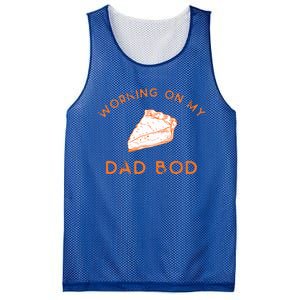 Eating Pie For Two And Working On My Dad Bod Mesh Reversible Basketball Jersey Tank