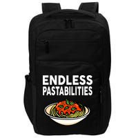 Endless Pastabilities Funny Pasta Spaghetti Impact Tech Backpack