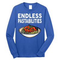 Endless Pastabilities Funny Pasta Spaghetti Long Sleeve Shirt
