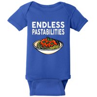 Endless Pastabilities Funny Pasta Spaghetti Baby Bodysuit