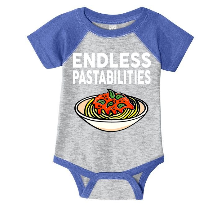 Endless Pastabilities Funny Pasta Spaghetti Infant Baby Jersey Bodysuit