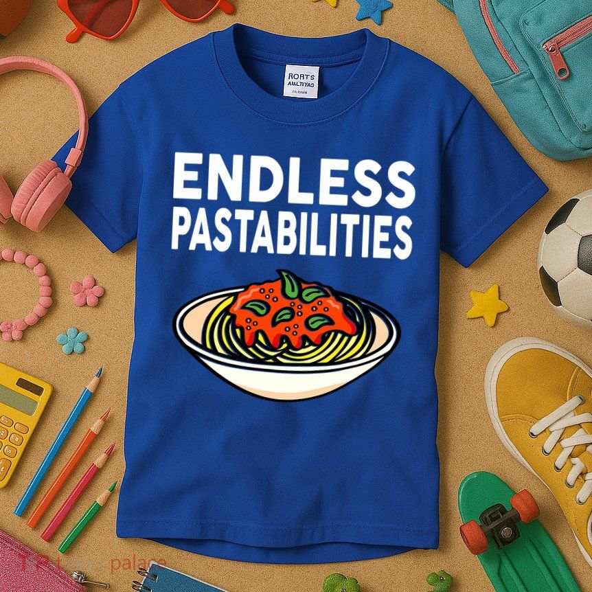 Endless Pastabilities Funny Pasta Spaghetti Kids T-Shirt