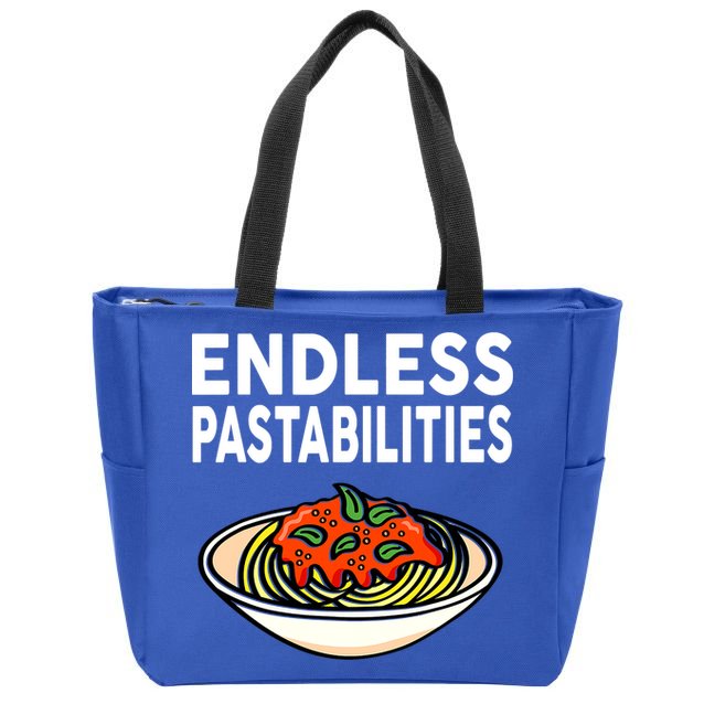 Endless Pastabilities Funny Pasta Spaghetti Zip Tote Bag