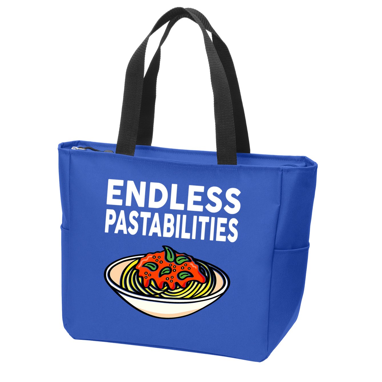 Endless Pastabilities Funny Pasta Spaghetti Zip Tote Bag