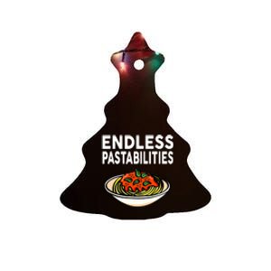 Endless Pastabilities Funny Pasta Spaghetti Ceramic Tree Ornament