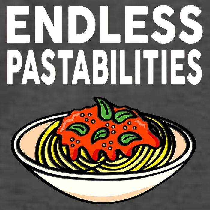 Endless Pastabilities Funny Pasta Spaghetti Vector Backpack