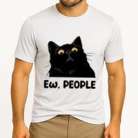 Ew People Funny Black Cat Lover Fun Cat Saying Cooling Performance Crew T-Shirt