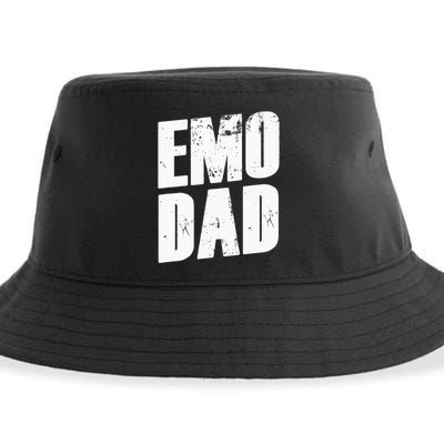 Emo Punk Funny 2000s 00s Emo Dad Sustainable Bucket Hat