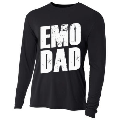 Emo Punk Funny 2000s 00s Emo Dad Cooling Performance Long Sleeve Crew