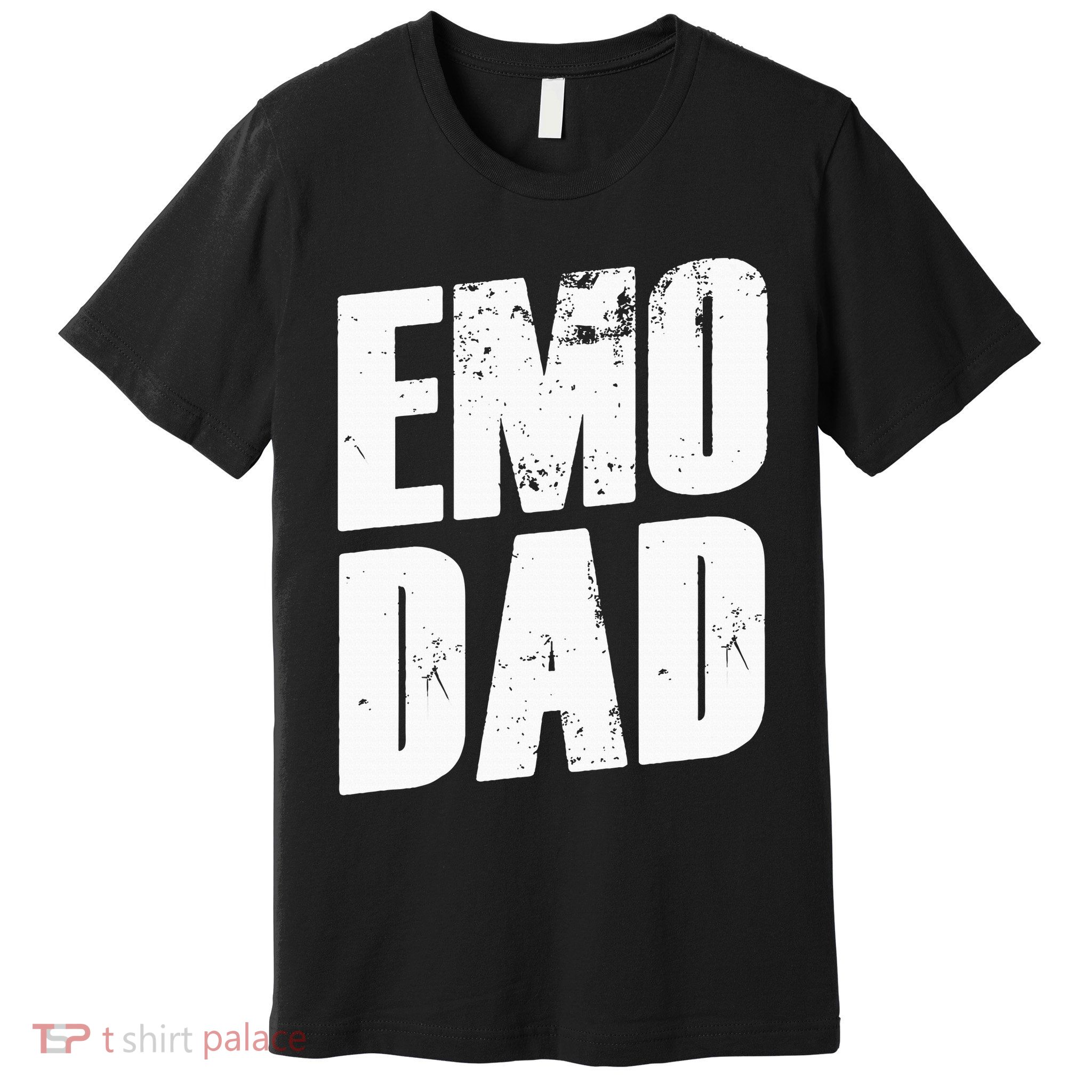 Emo Punk Funny 2000s 00s Emo Dad Premium T-Shirt