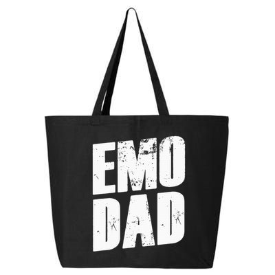 Emo Punk Funny 2000s 00s Emo Dad 25L Jumbo Tote