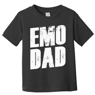 Emo Punk Funny 2000s 00s Emo Dad Toddler T-Shirt