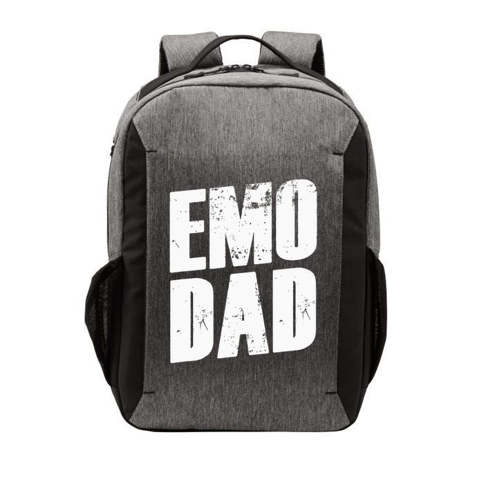 Emo Punk Funny 2000s 00s Emo Dad Vector Backpack