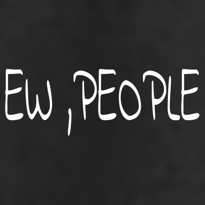 Ew People Funny Gift 7 Panel Mesh Trucker Snapback Hat