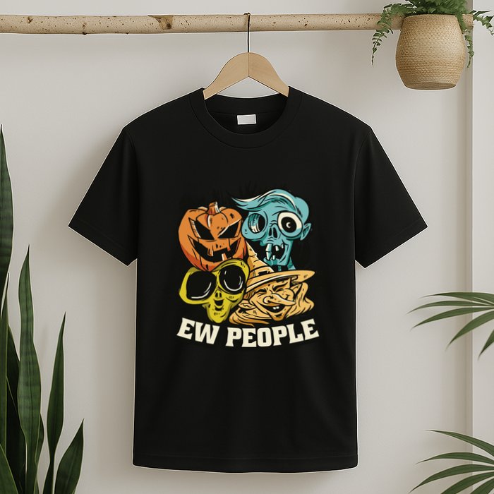 Ew People Funny Halloween Monsters T-Shirt