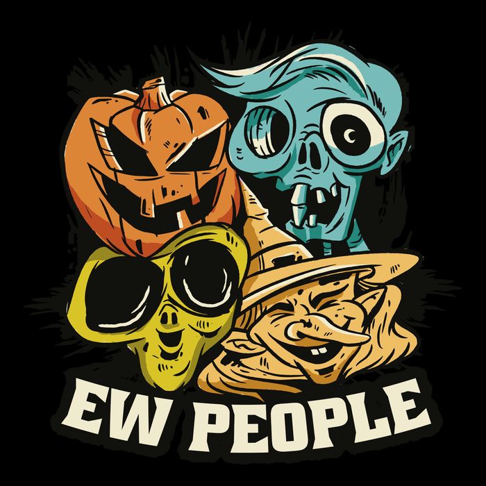 Ew People Funny Halloween Monsters T-Shirt