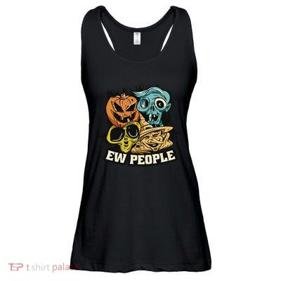 Ew People Funny Halloween Monsters Ladies Essential Flowy Tank