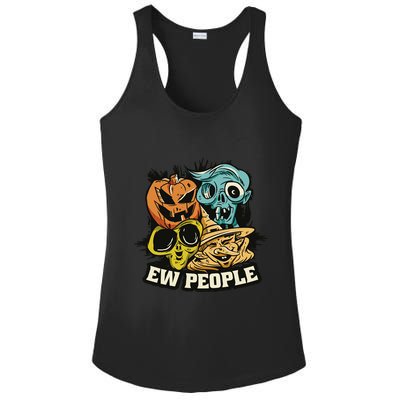 Ew People Funny Halloween Monsters Ladies PosiCharge Competitor Racerback Tank