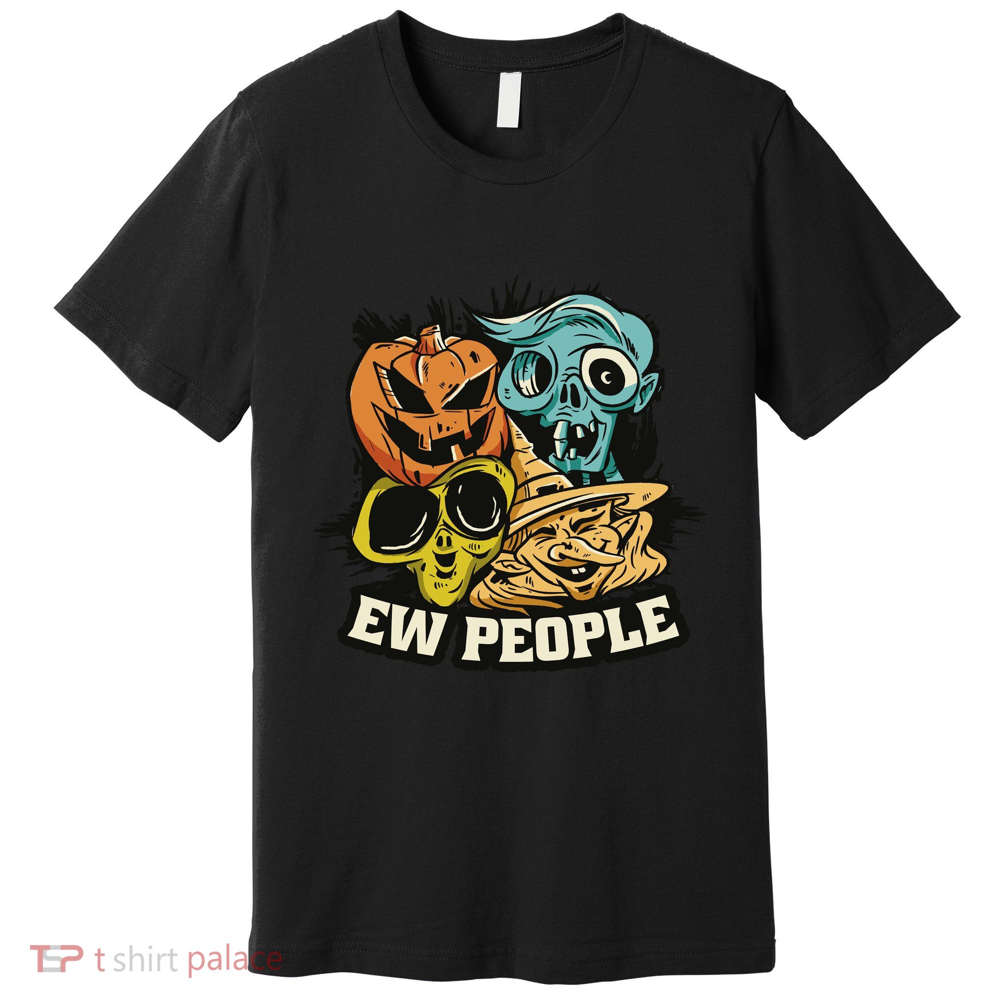Ew People Funny Halloween Monsters Premium T-Shirt