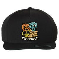 Ew People Funny Halloween Monsters Wool Snapback Cap