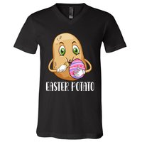 Easter Potato Funny T V-Neck T-Shirt