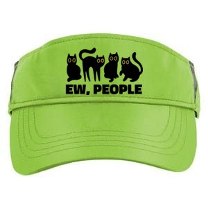 Ew People Funny Cat Lover Adult Drive Performance Visor