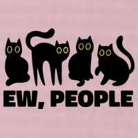 Ew People Funny Cat Lover 25L Jumbo Tote