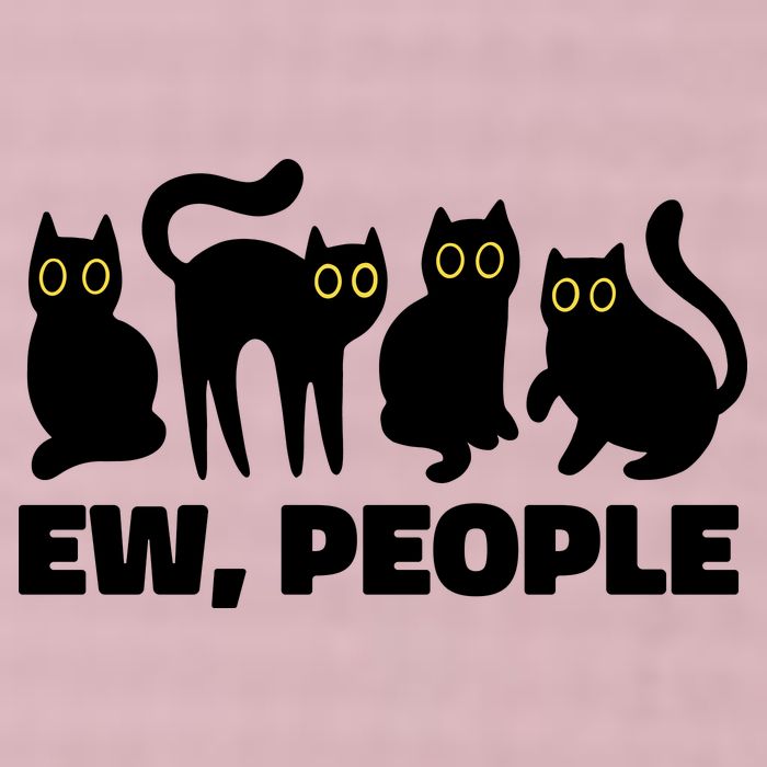 Ew People Funny Cat Lover 25L Jumbo Tote