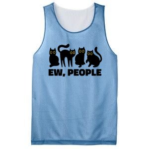 Ew People Funny Cat Lover Mesh Reversible Basketball Jersey Tank