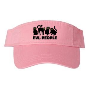 Ew People Funny Cat Lover Valucap Bio-Washed Visor