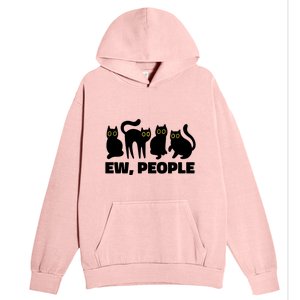 Ew People Funny Cat Lover Urban Pullover Hoodie