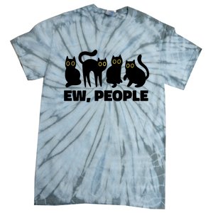 Ew People Funny Cat Lover Tie-Dye T-Shirt