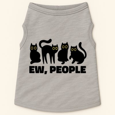 Ew People Funny Cat Lover Doggie Tank