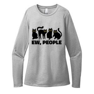 Ew People Funny Cat Lover Womens CVC Long Sleeve Shirt