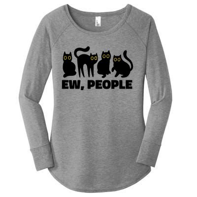 Ew People Funny Cat Lover Women's Perfect Tri Tunic Long Sleeve Shirt