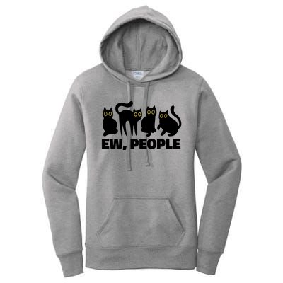 Ew People Funny Cat Lover Women's Pullover Hoodie