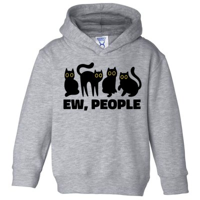 Ew People Funny Cat Lover Toddler Hoodie