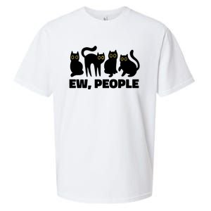 Ew People Funny Cat Lover Sueded Cloud Jersey T-Shirt