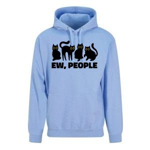 Ew People Funny Cat Lover Unisex Surf Hoodie