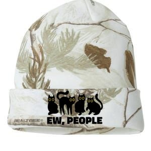 Ew People Funny Cat Lover Kati Licensed 12" Camo Beanie