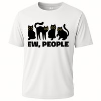 Ew People Funny Cat Lover Cooling Performance Crew T-Shirt