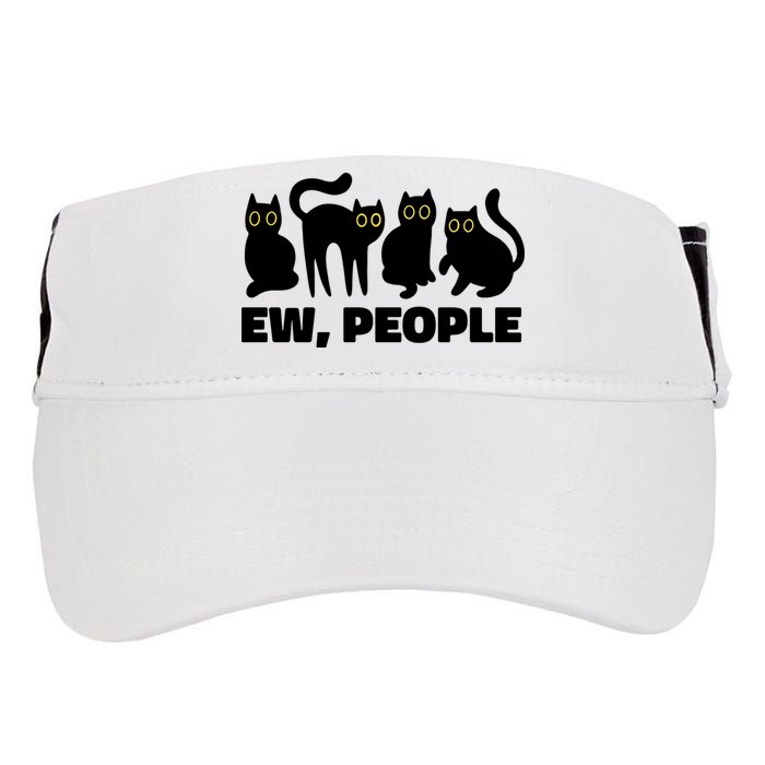 Ew People Funny Cat Lover Adult Drive Performance Visor